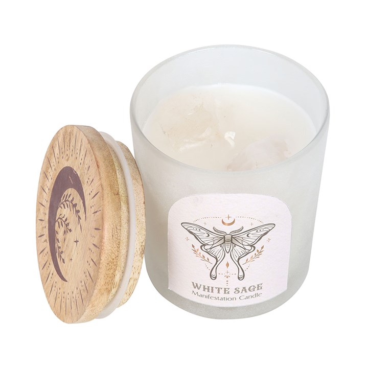 White Sage Manifestation Candle