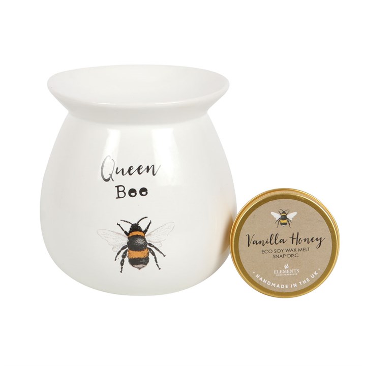 Queen Bee Wax Melt Burner Set