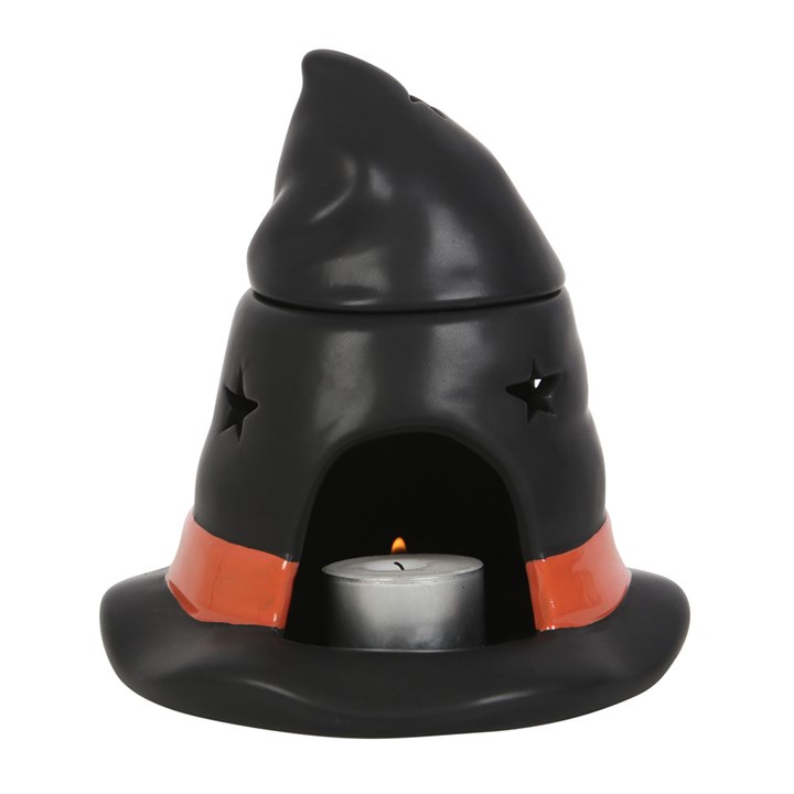Ceramic Witch Hat Candle Holder