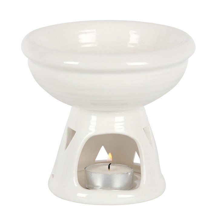 Extra large bowl oil and wax burner
