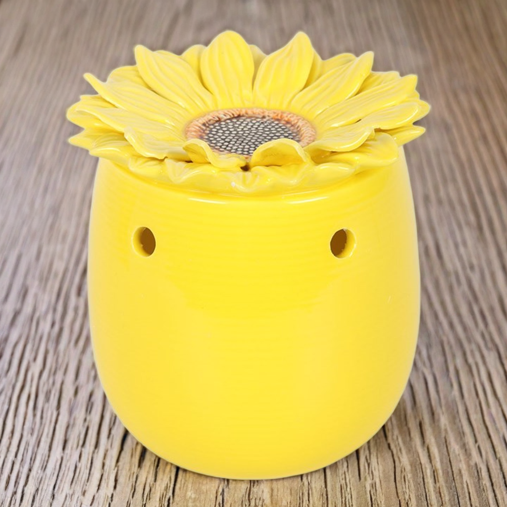 Sunflower Ceramic Oil and Wax Burner