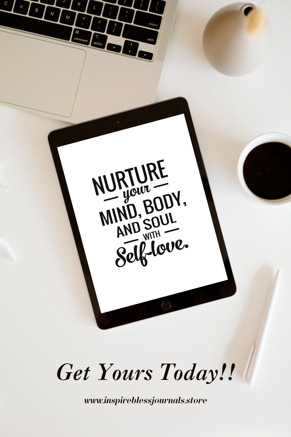 "Self-Love" Digital Journal (8.5x11) A4 (8.27x11.69)