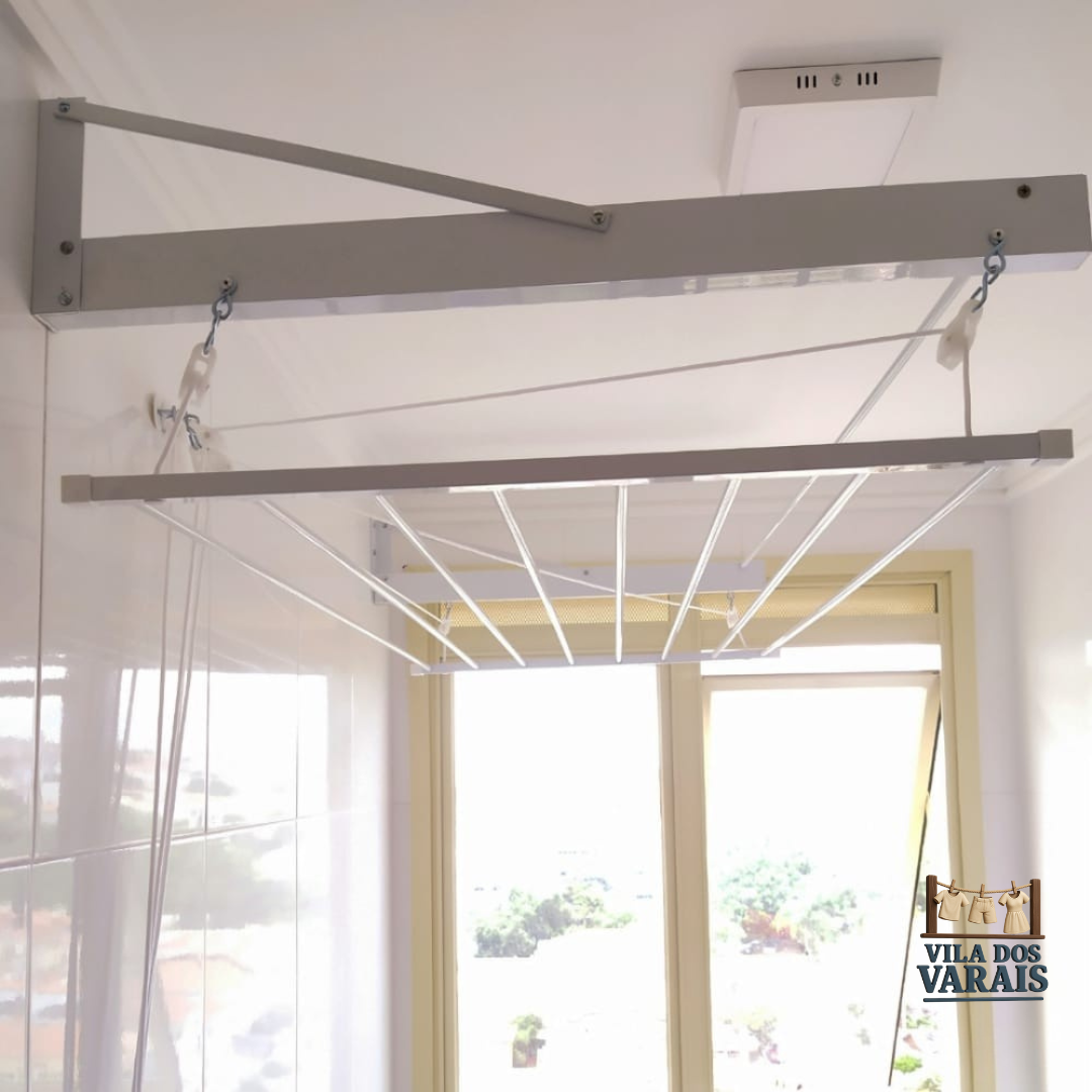 Varal Tradicional de Parede (Leve)