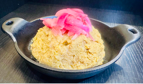 Boiled plantain (ripe or green) (Mangú)