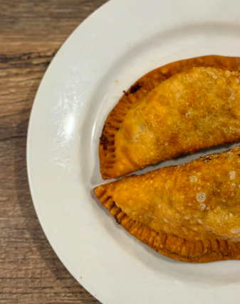 Wheat flour empanada (beef, chicken, or Hawaiian)