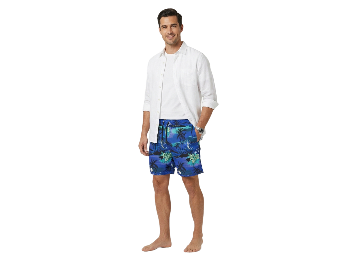 Men's Tropical Shirt and Short Set