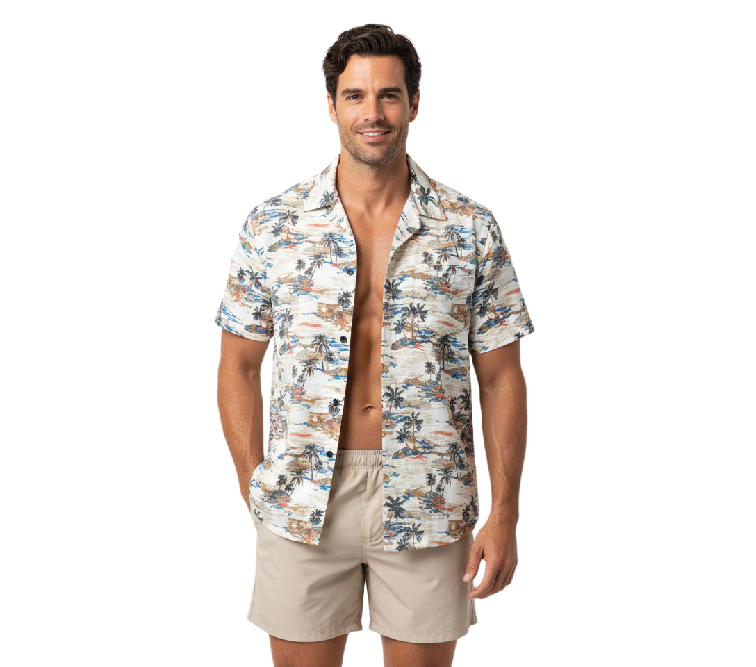 Men's Tropical Short Sleeve Shirt