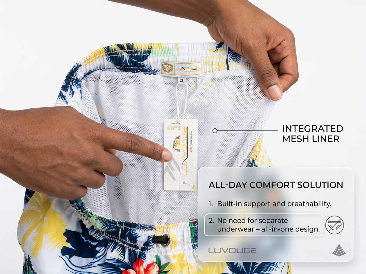 Men's Tropical Print Matching Set