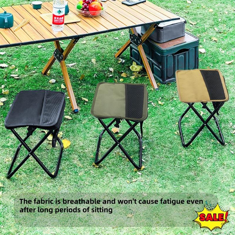Outdoor Folding Stool Portable Ultralight Travel Handbag Small Bench Fishing Camping Chair
