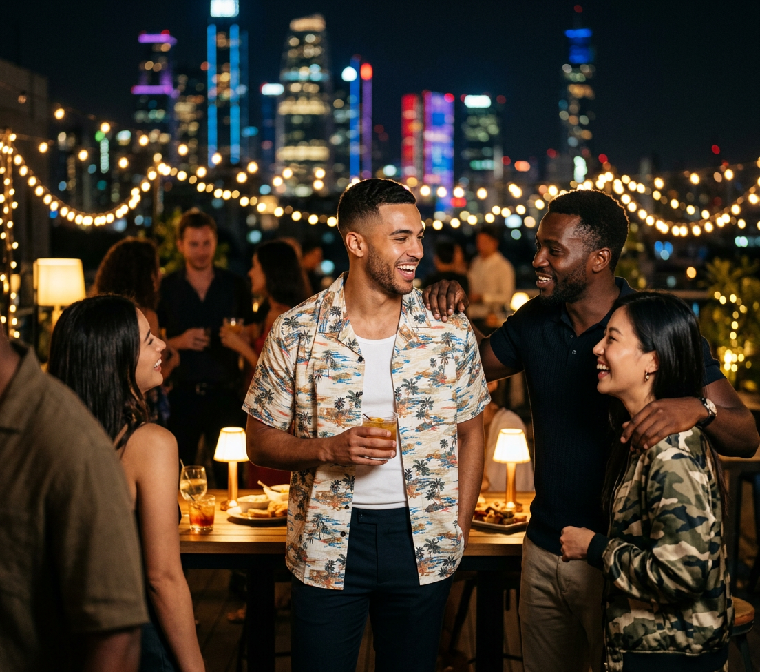 Men's Tropical Short Sleeve Shirt