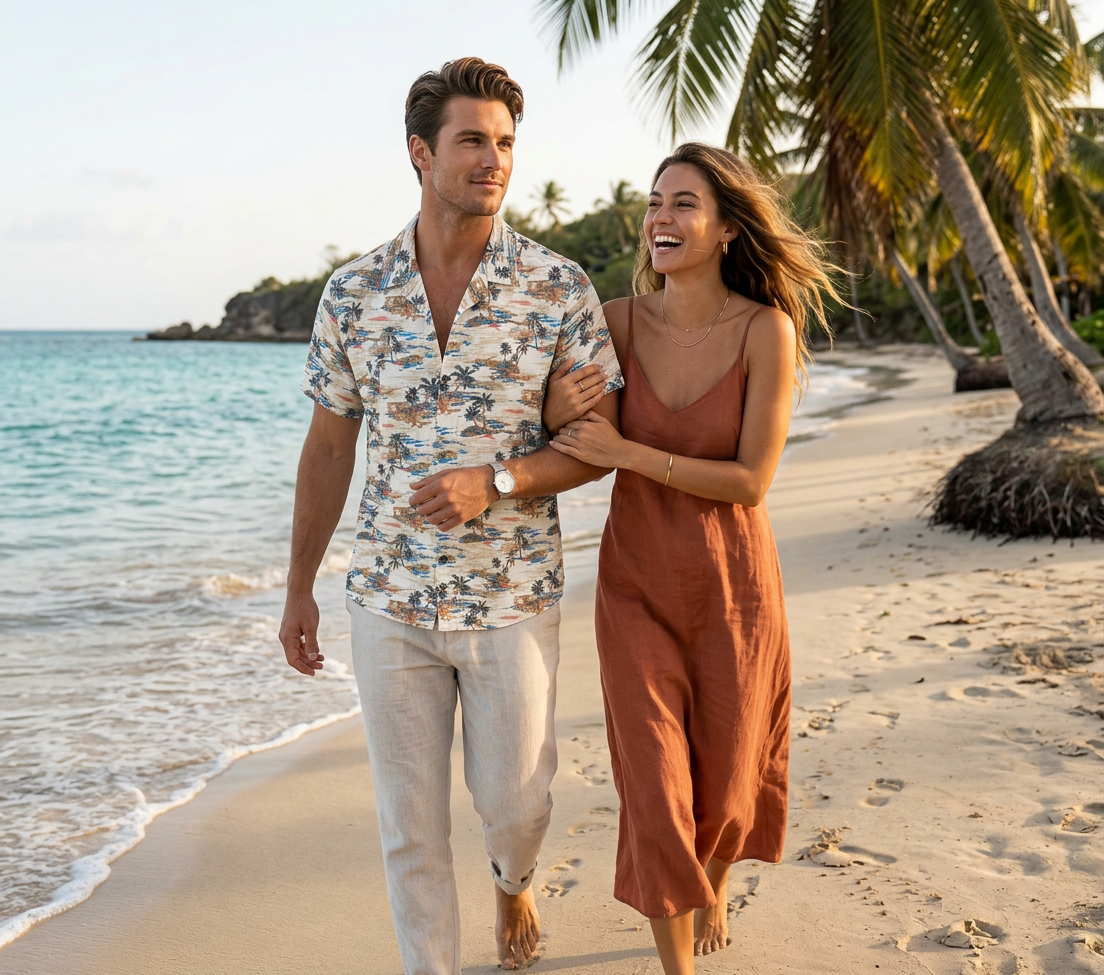 Men's Tropical Short Sleeve Shirt