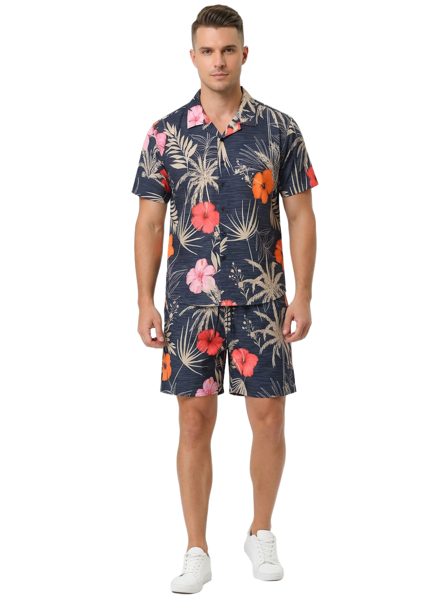 Men's Tropical Floral Set