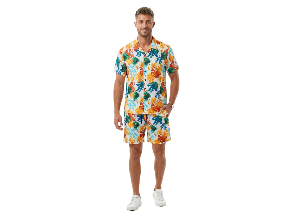 Men's Tropical Print Shirt