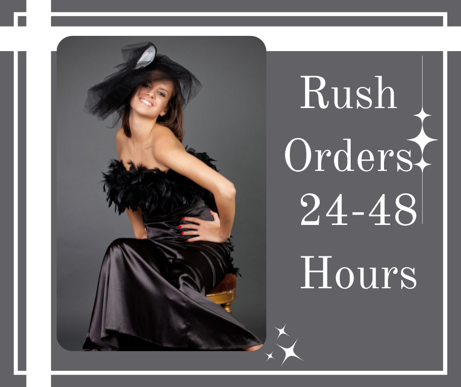 ✔ Rush Order (24–48hr Turnaround)