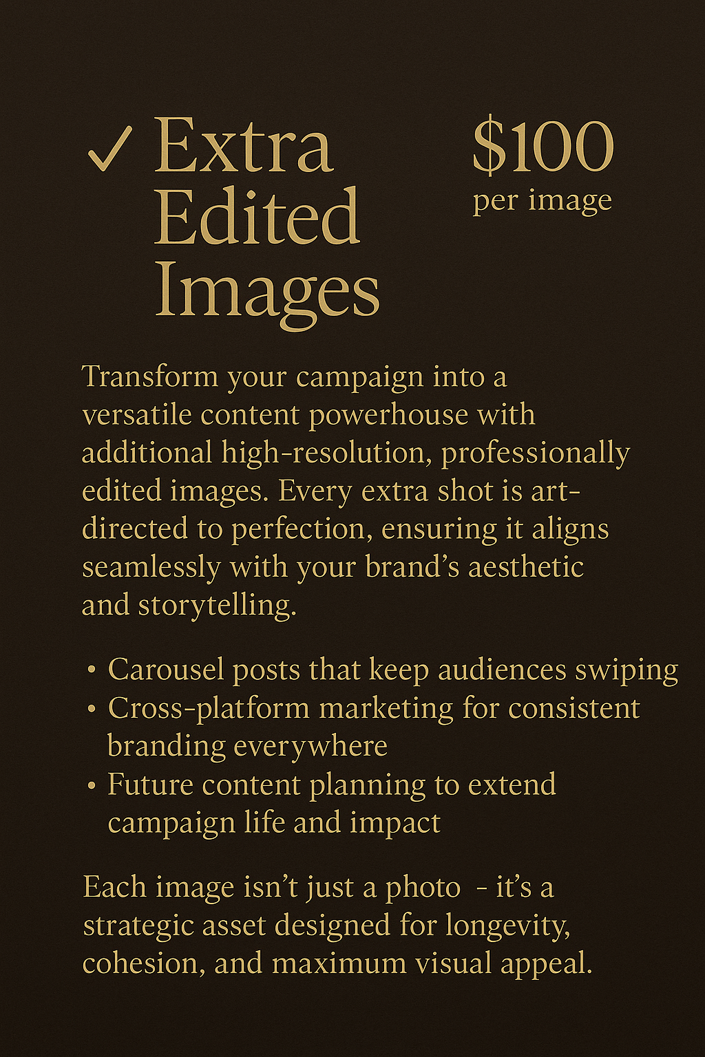 ✔ Extra Edited Images 