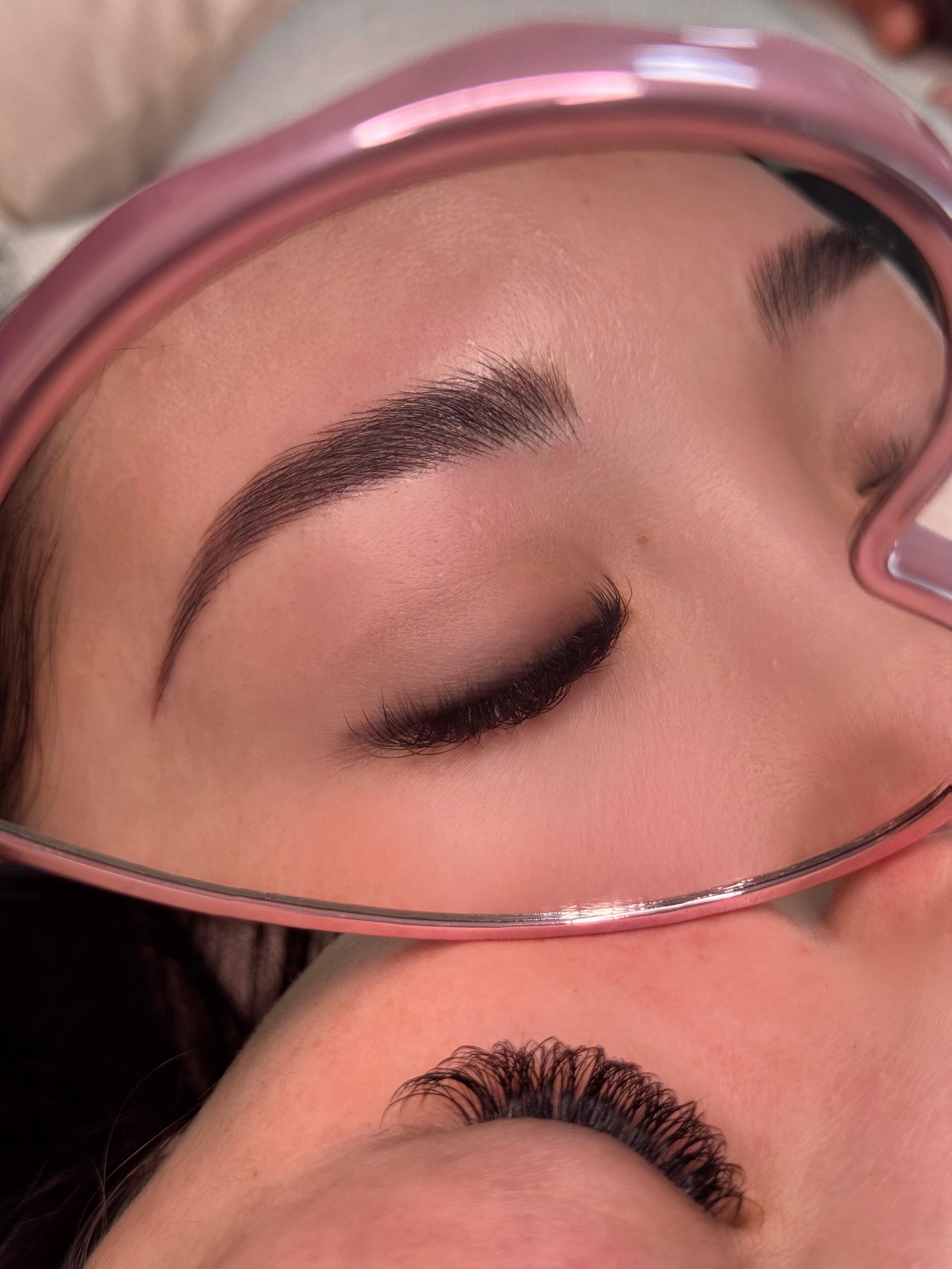 3D пудровые брови