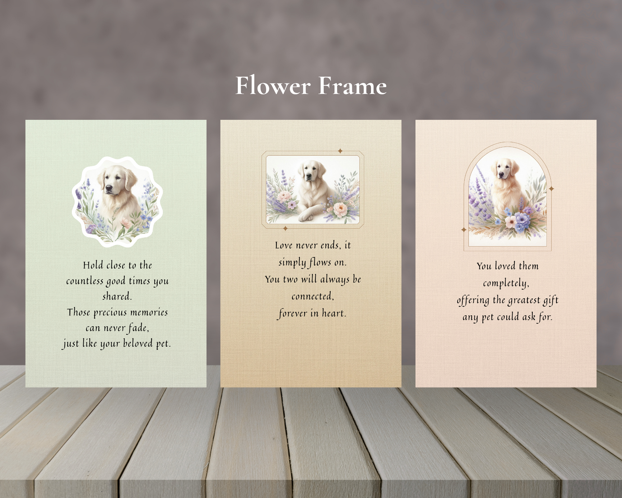  Printable Sympathy Card Bundle (3 Set Designs Style)