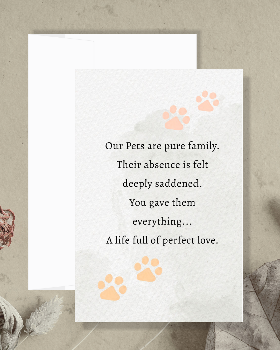Printable Pet Sympathy Card Bundle, Soft Watercolor Dog Loss Card Digital Download 