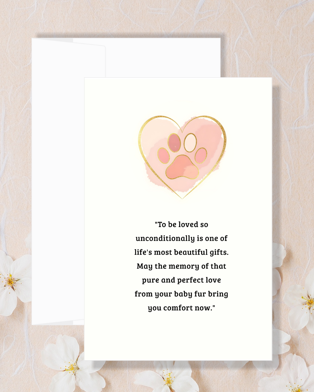 Printable Pet Sympathy Card Set, Dog Loss Sympathy Card Love Paw of Digital File