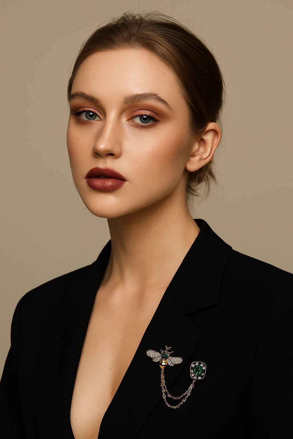 Elegant Bee Brooch Pin