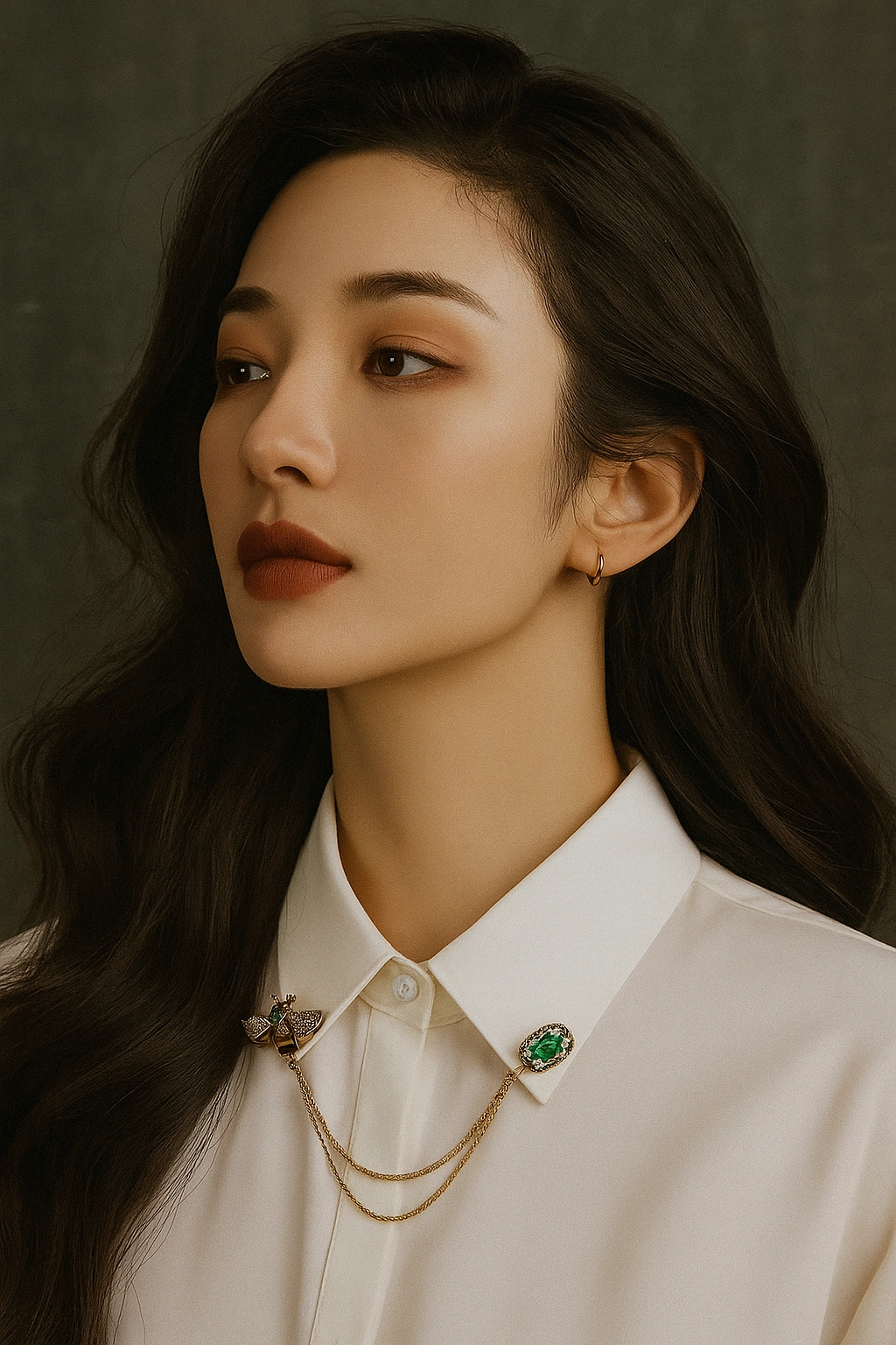 Elegant Bee Brooch Pin