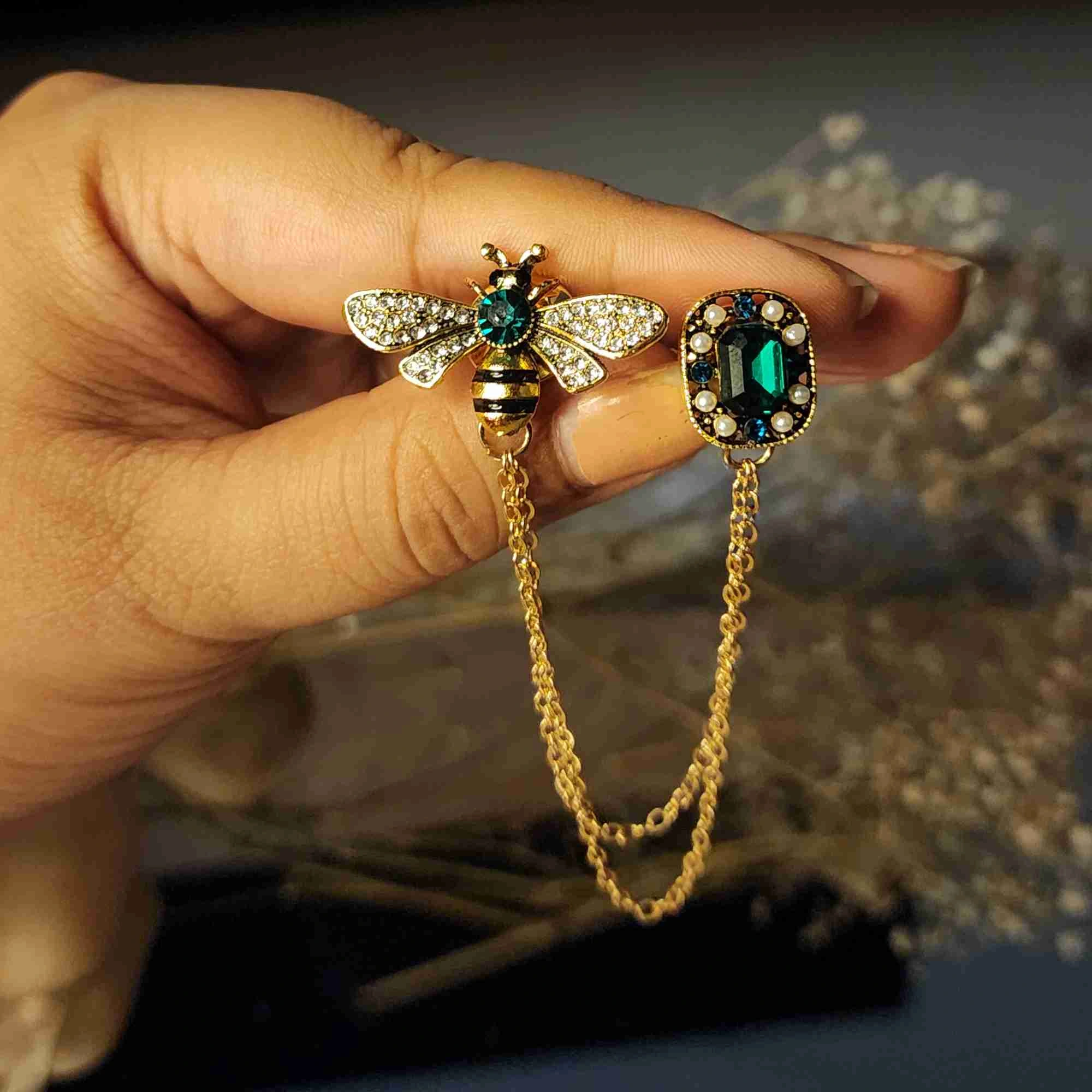 Elegant Bee Brooch Pin