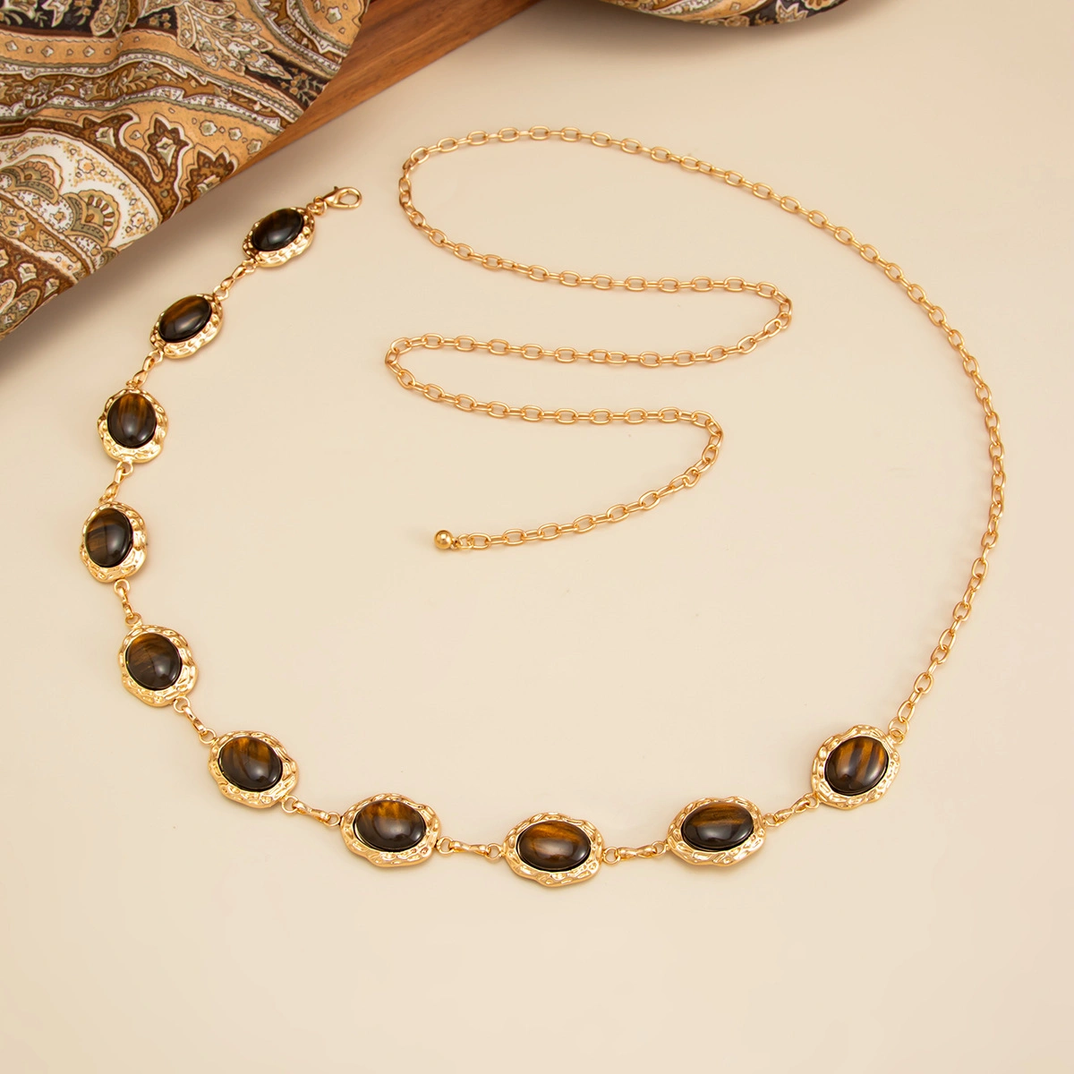 Gold Stone Waist Chain