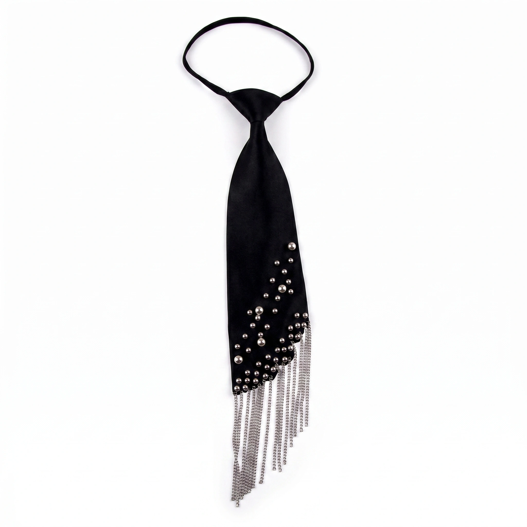 Stylish Black Embellished Tie