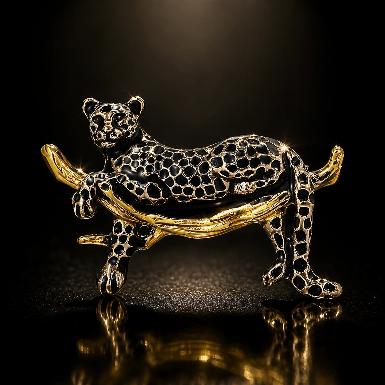 Leopard Brooch
