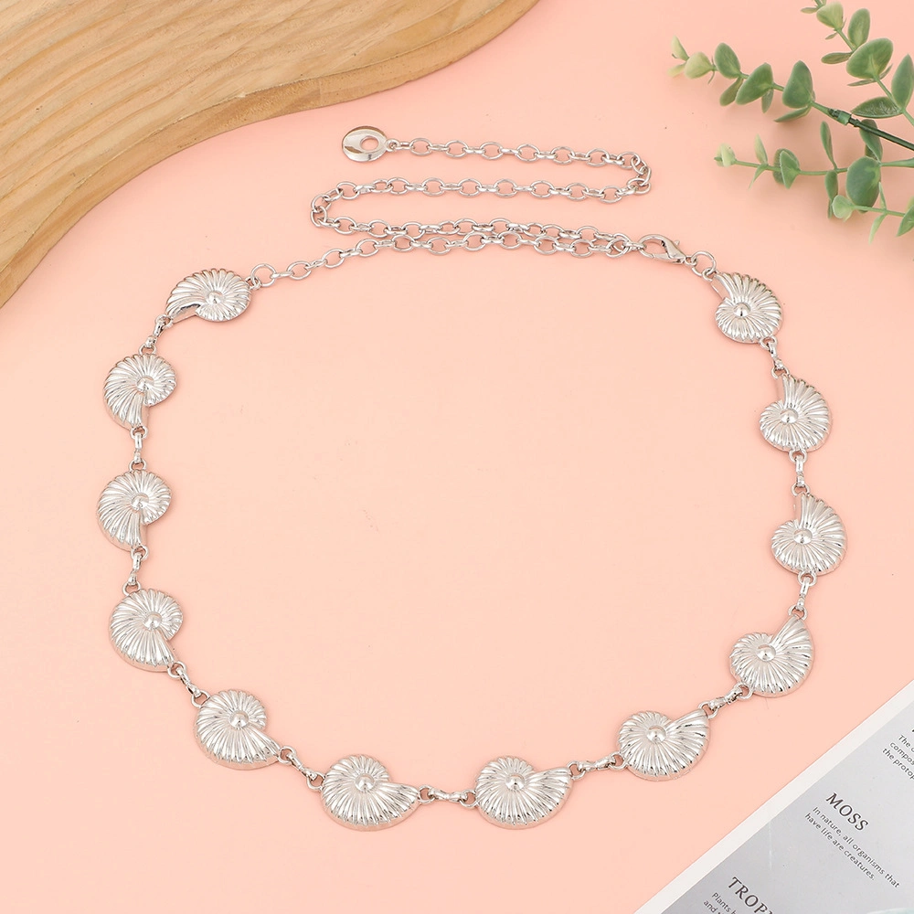 Elegant Silver Waist Belt