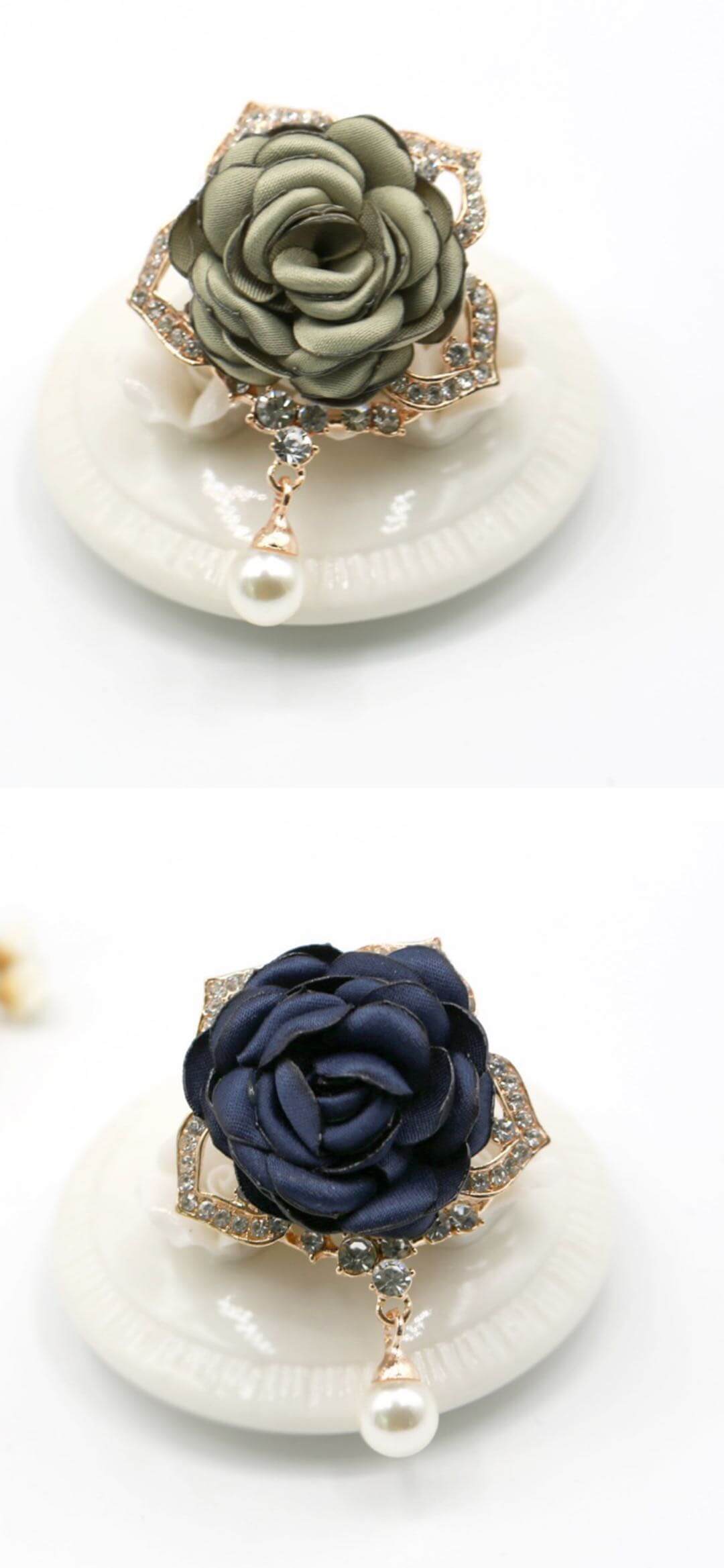 Elegant Rose Brooch