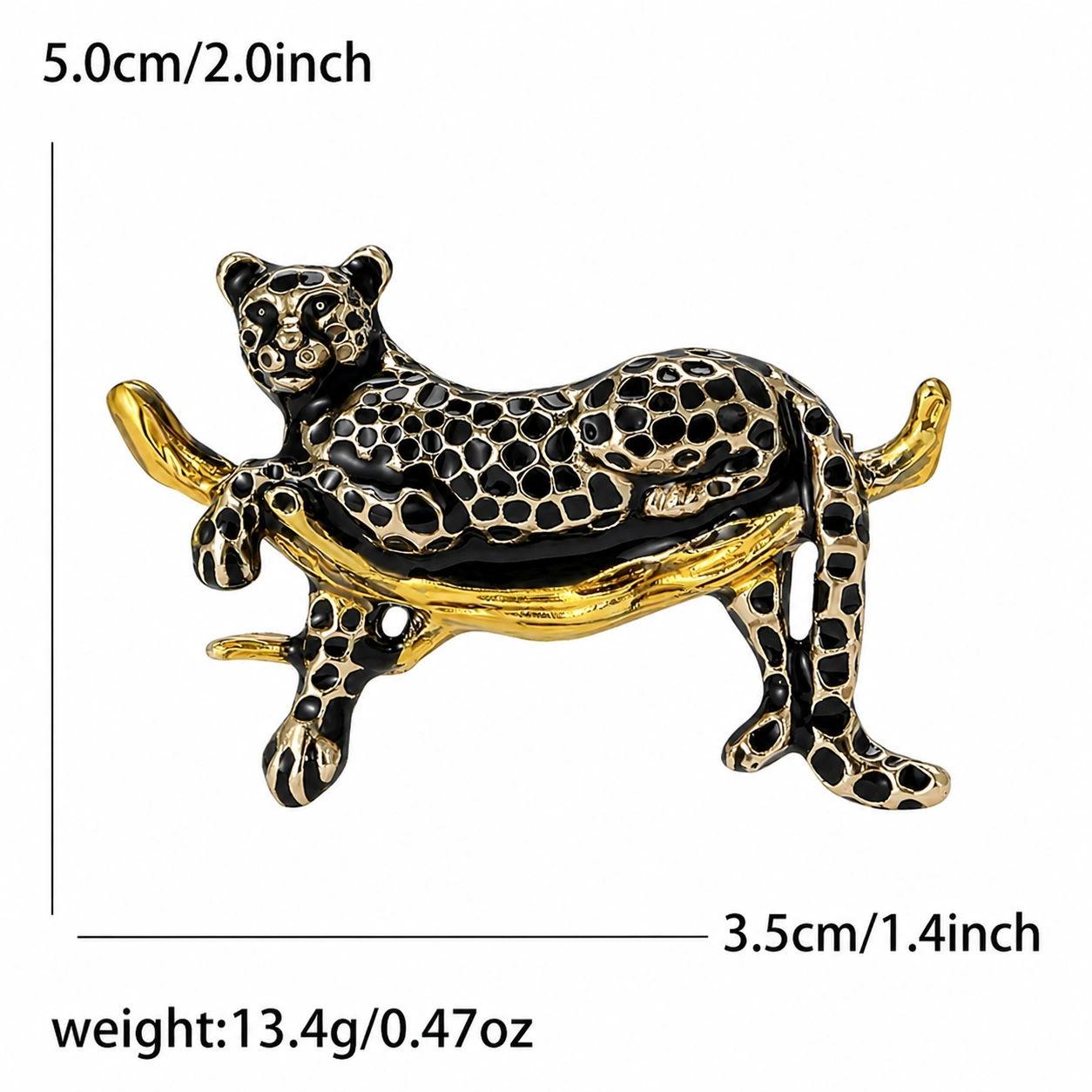 Leopard Brooch