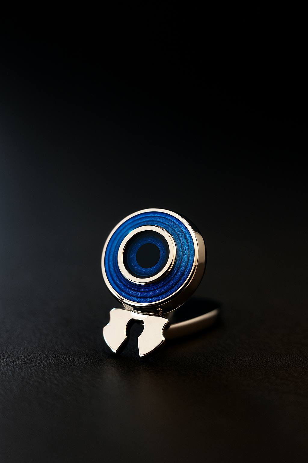 Elegant evil eye button cover 