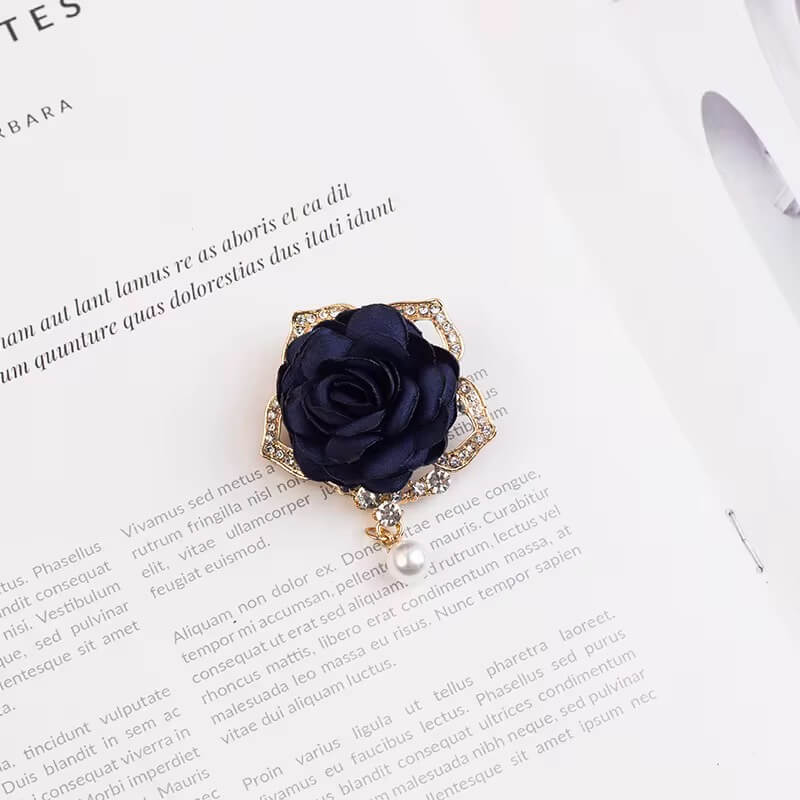 Elegant Rose Brooch