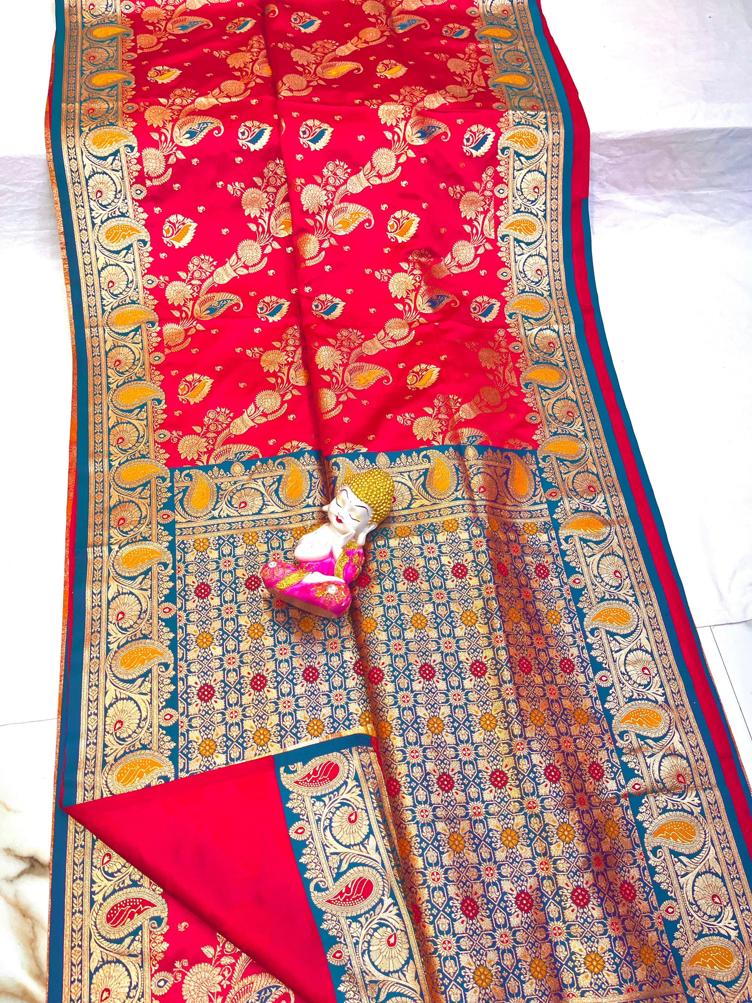  ALL BODY MINA ARA SATING SHILK SAREE