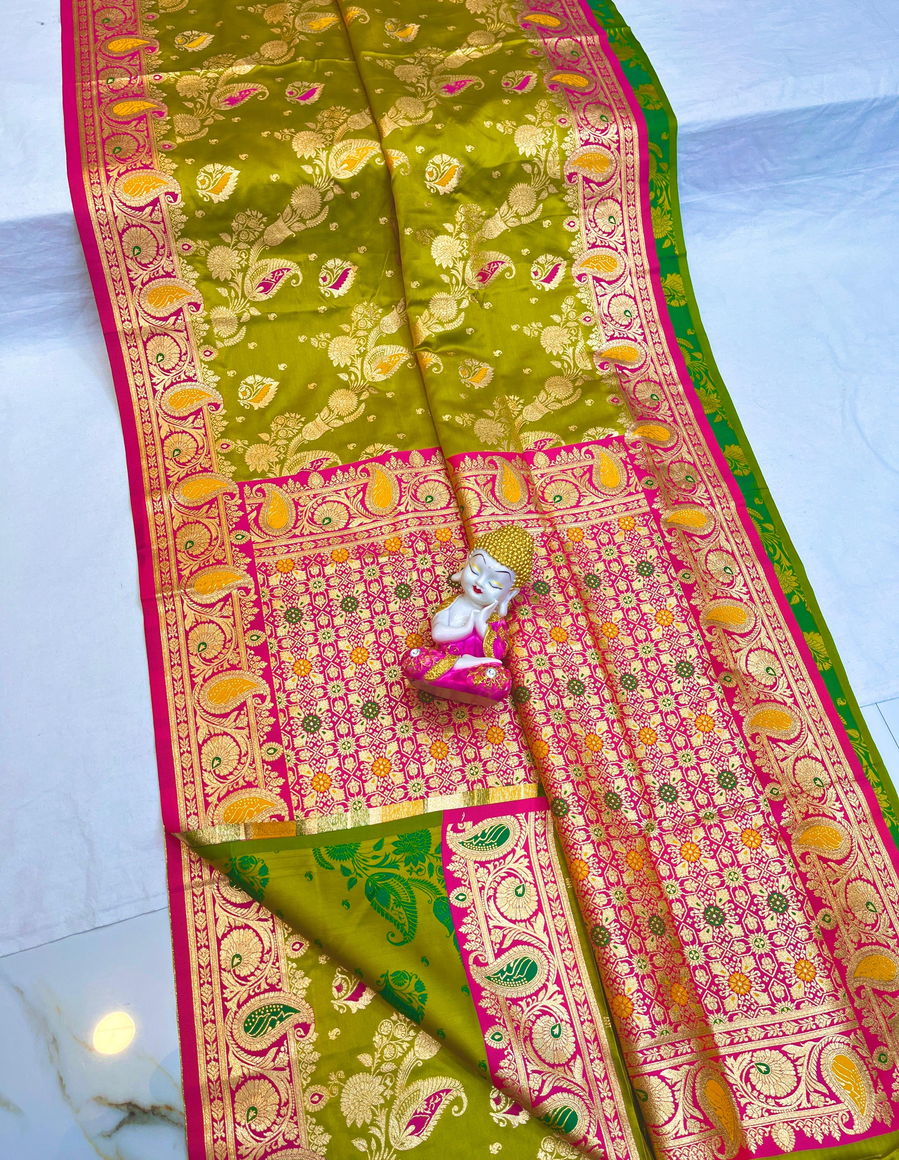  ALL BODY MINA ARA SATING SHILK SAREE