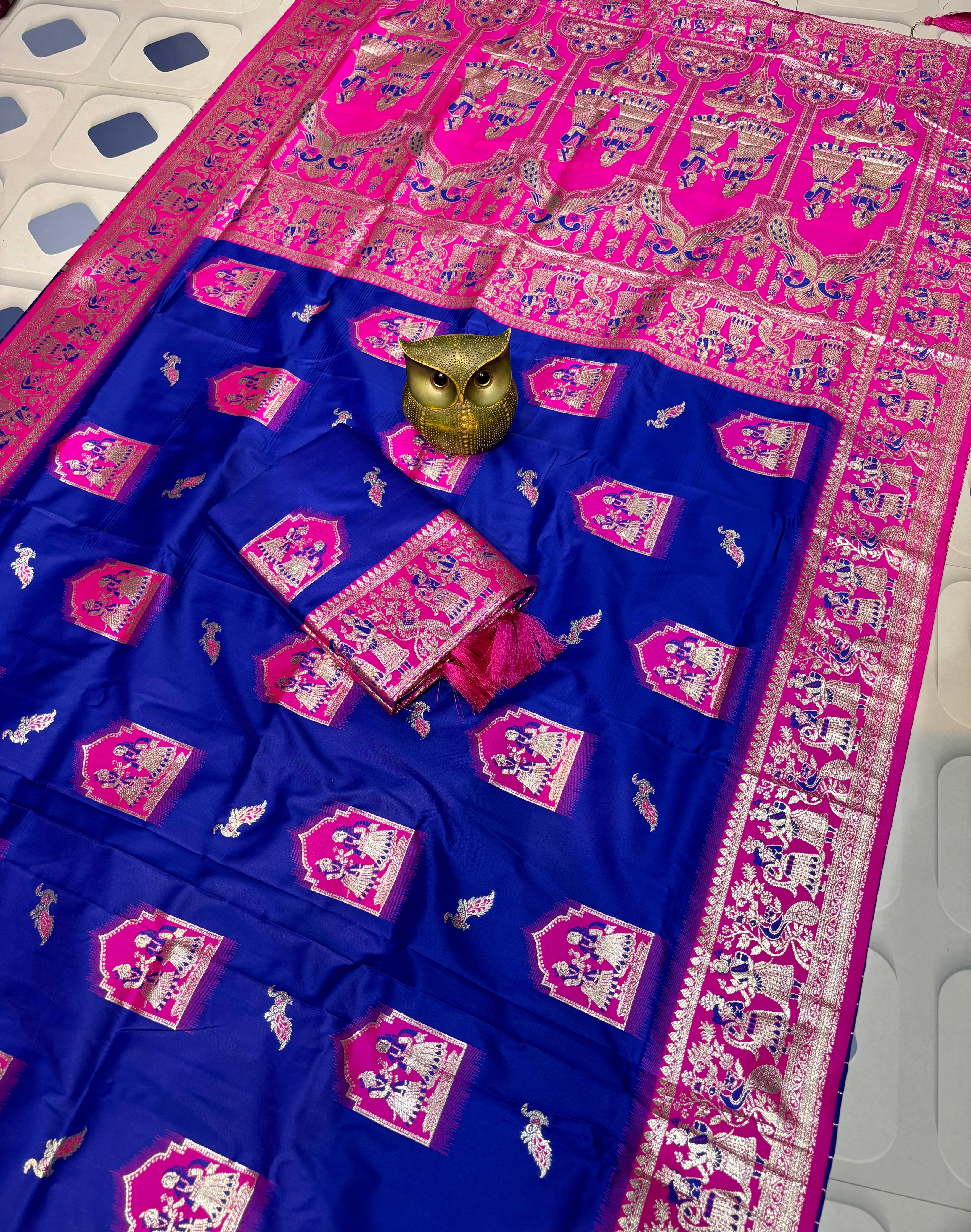 Super soft pure doulton bibaho baluchuri silk