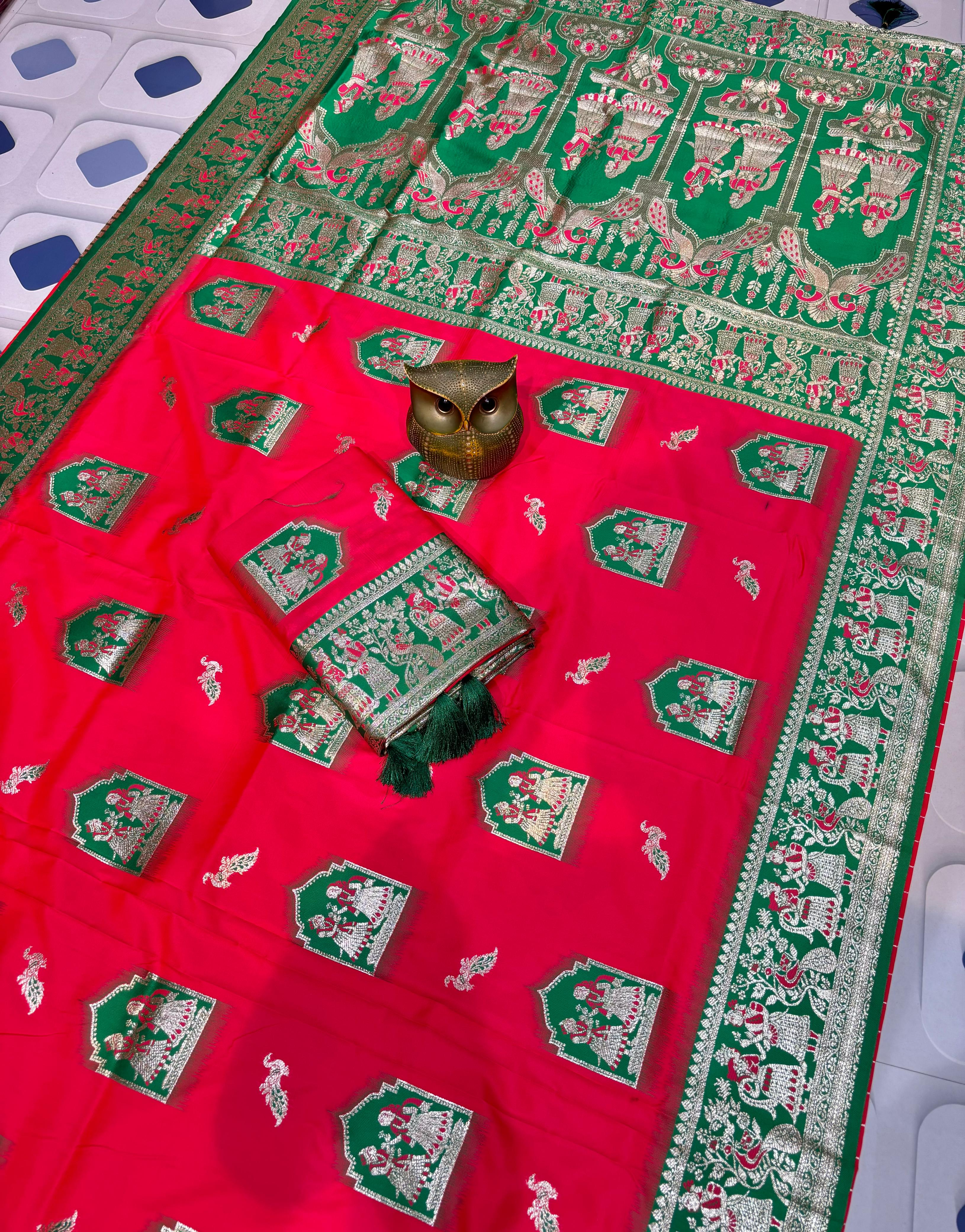 Super soft pure doulton bibaho baluchuri silk