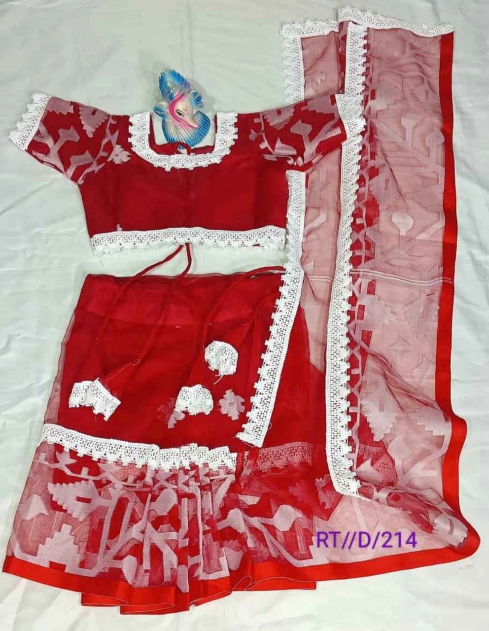 Mosline baby lehenga