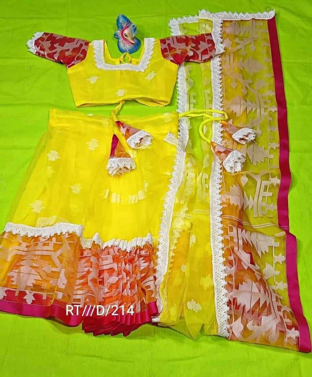 Mosline baby lehenga