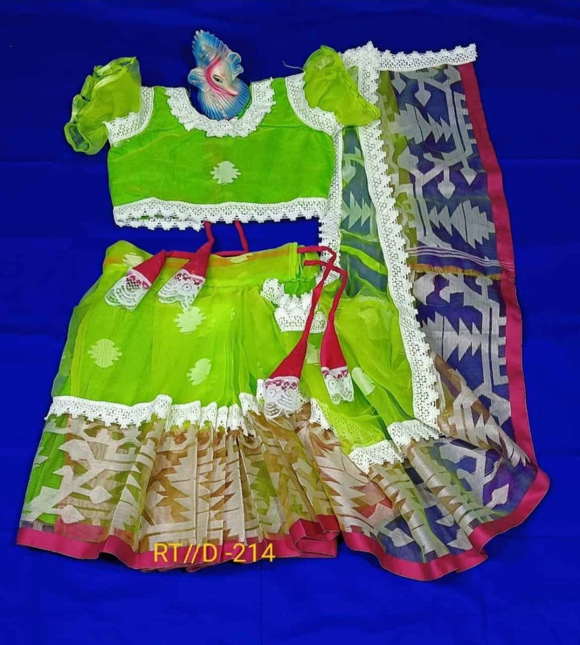 Mosline baby lehenga