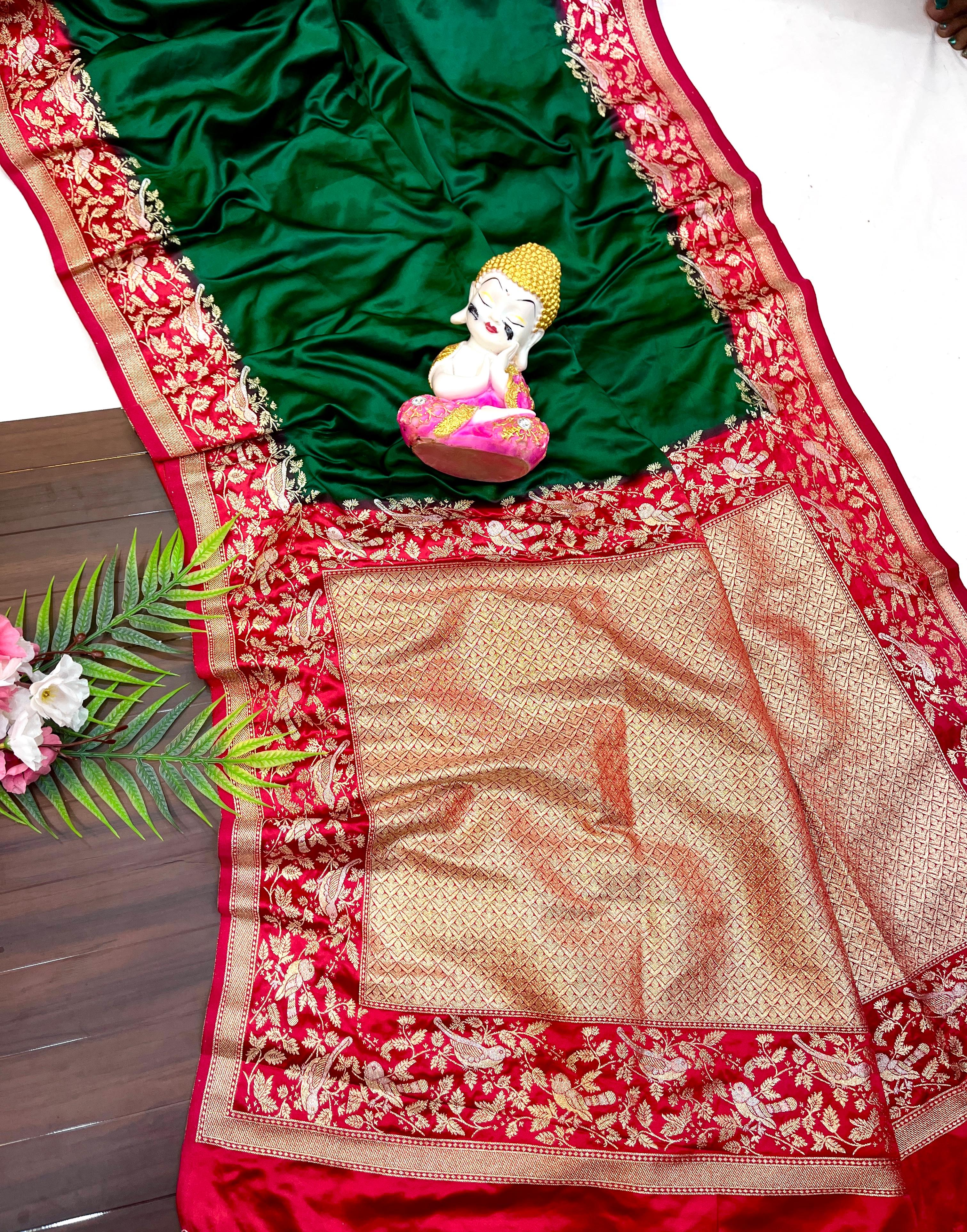 Premium quality “mushroom gajji silk”