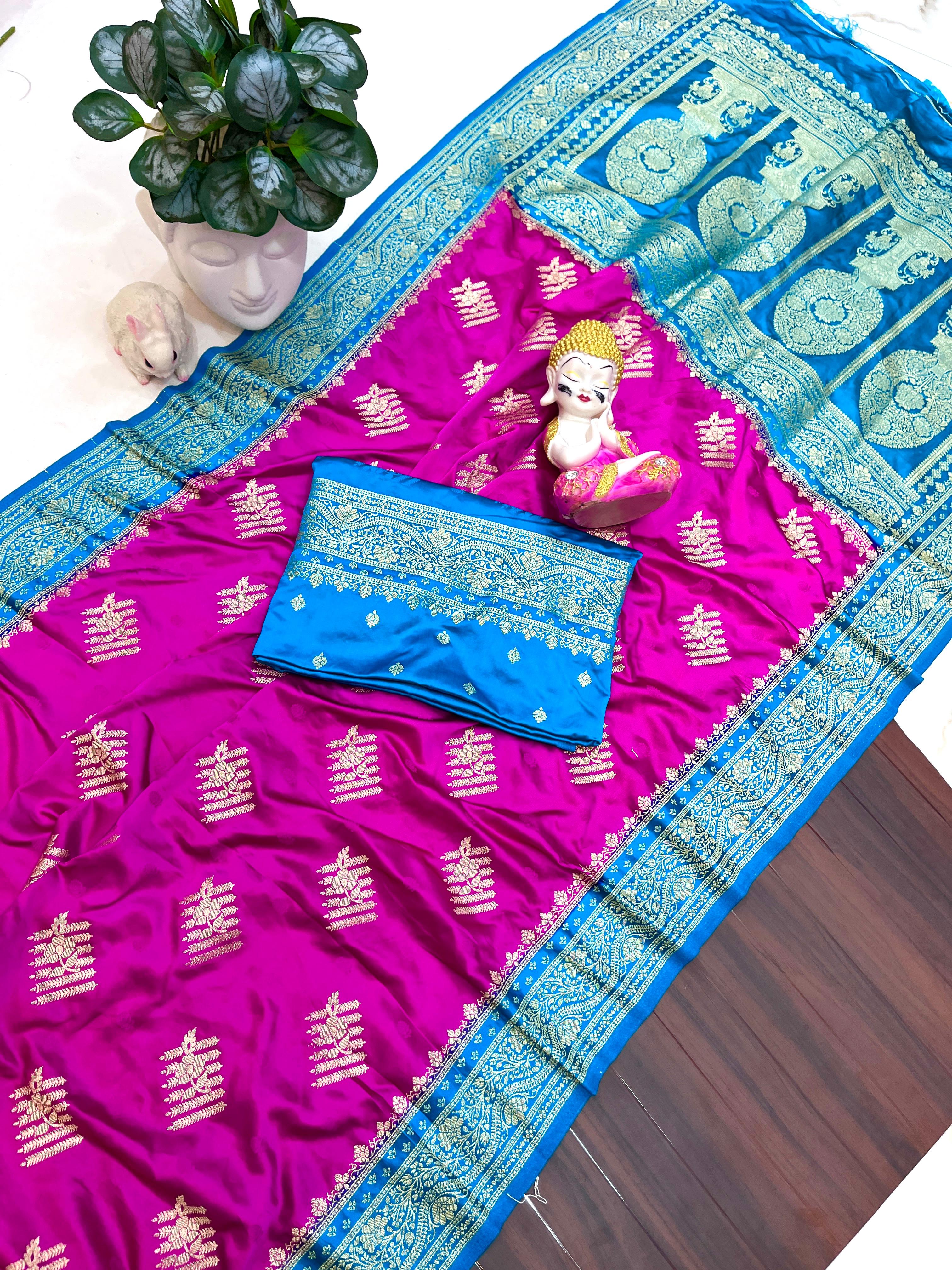 Premium quality “mushroom gajji silk”