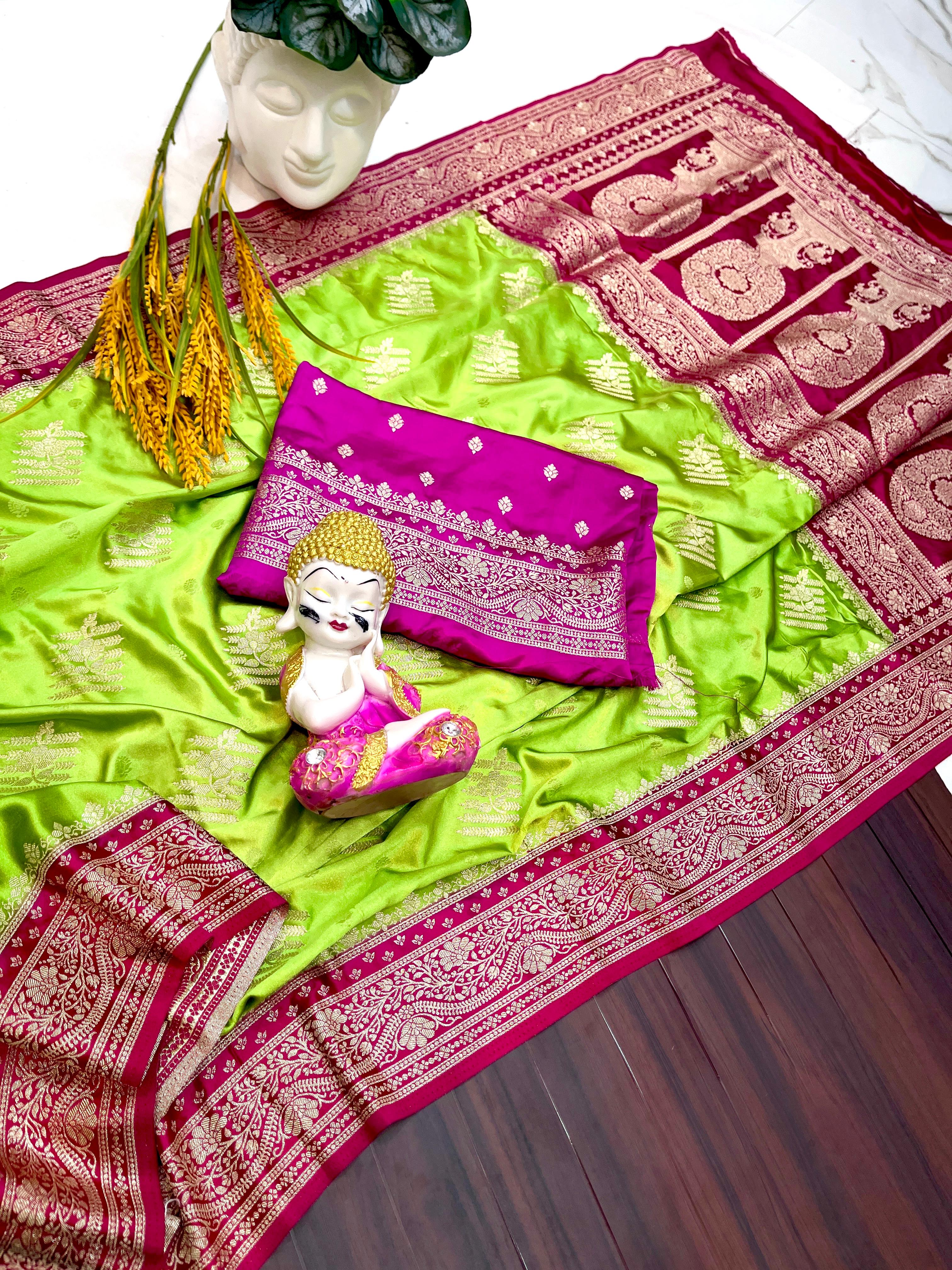 Premium quality “mushroom gajji silk”