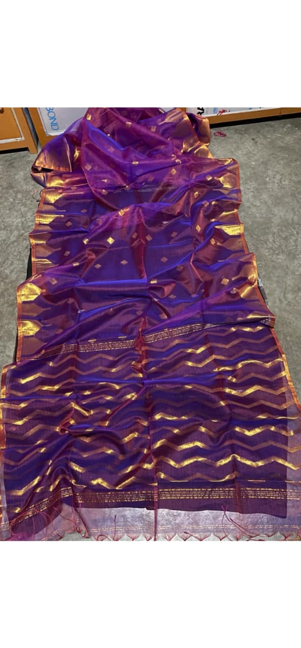 EXCLUSIVE PRIMIUM QUALITY ZORI BEKI MOSLINE BENARASHI SAREE