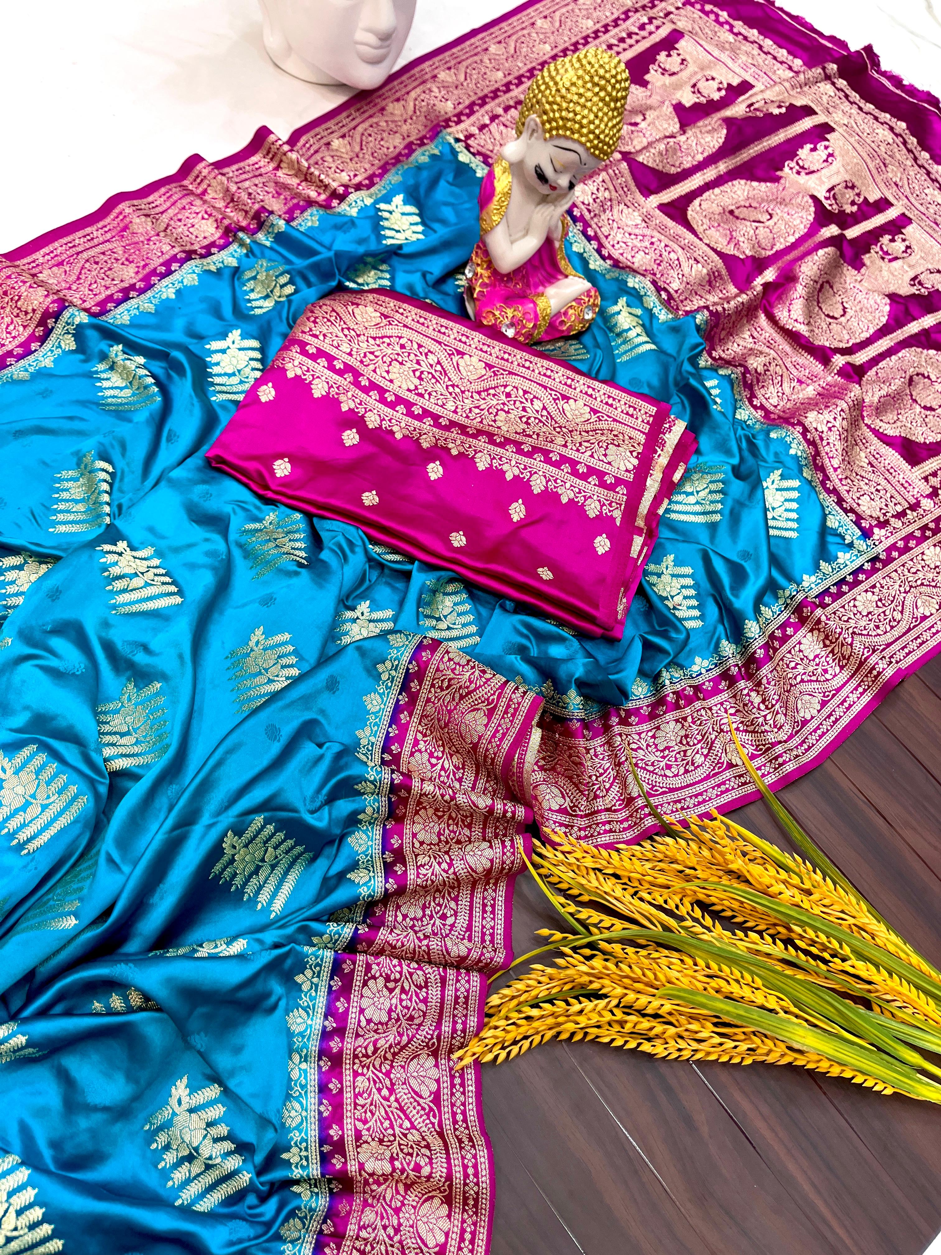 Premium quality “mushroom gajji silk”