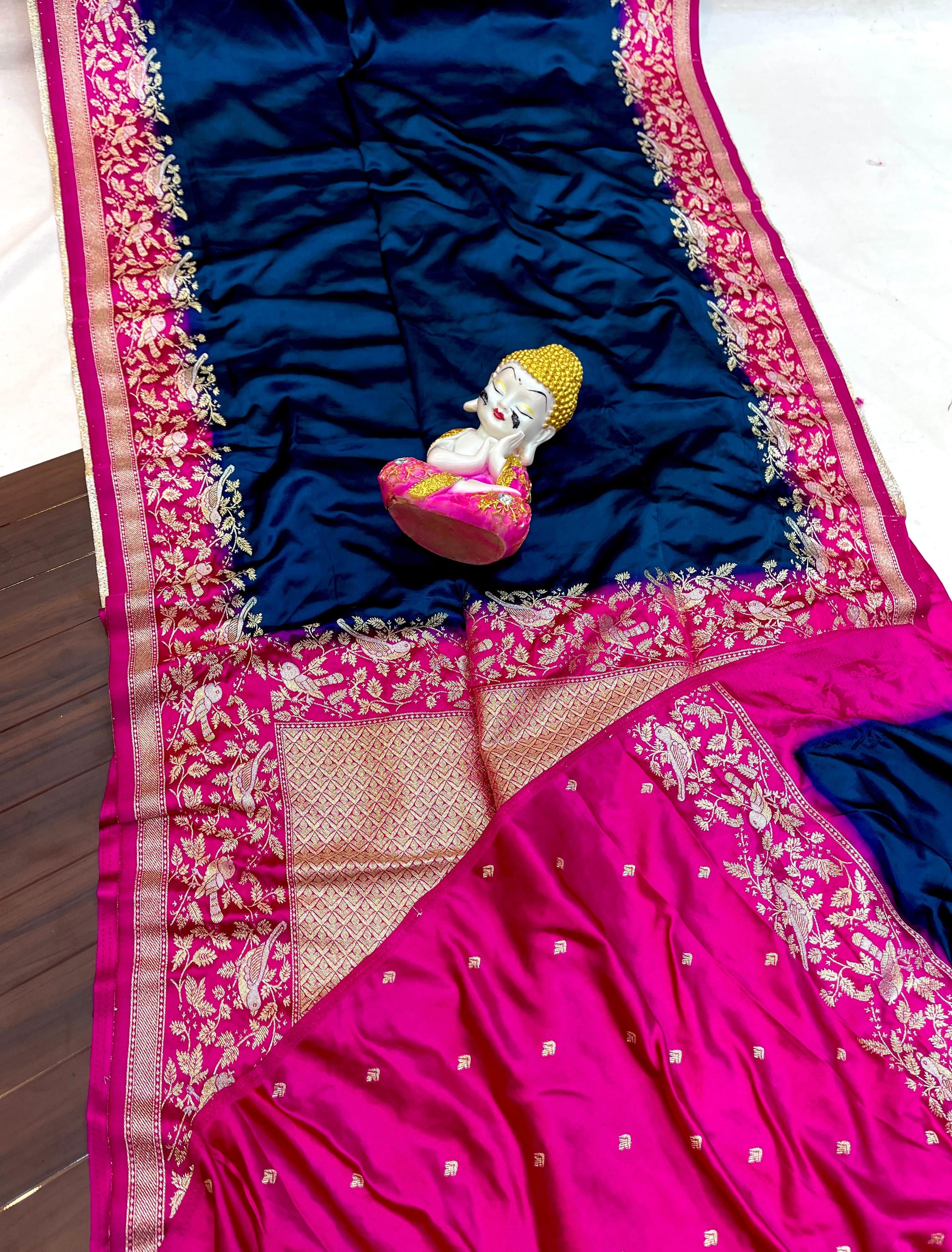 Premium quality “mushroom gajji silk”