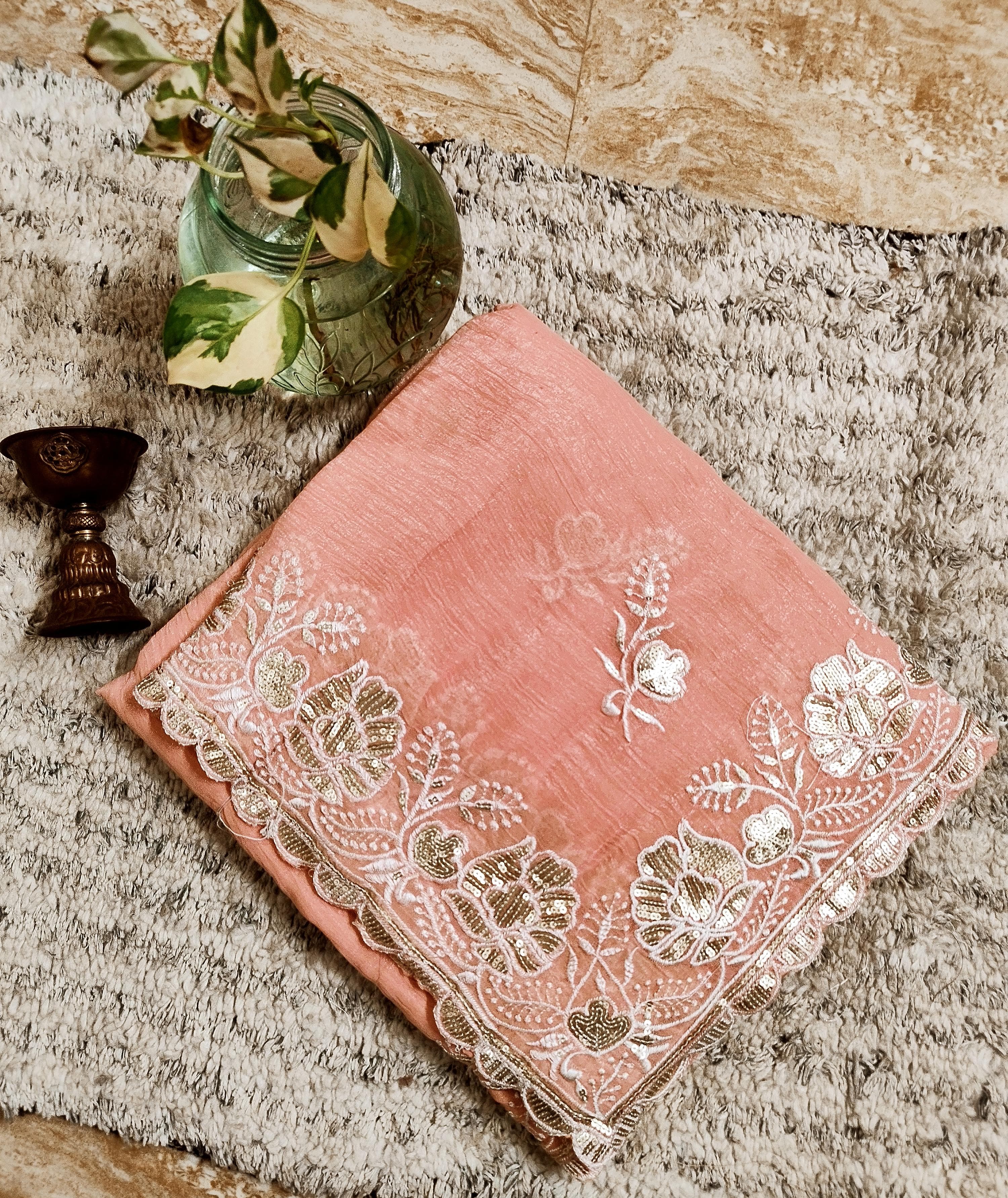 soft pure (unique upercollection) party wear karani pashmina Silk