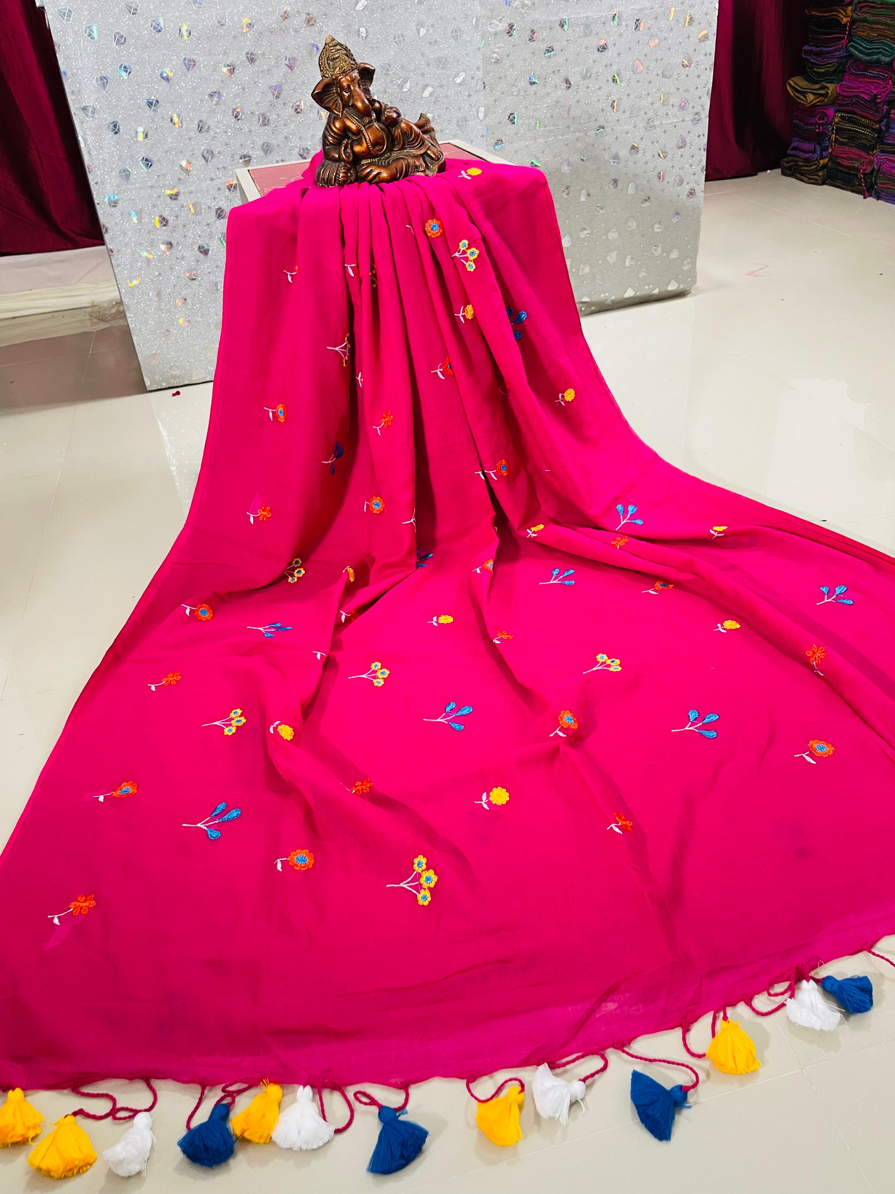 MULL COTTON SAREE