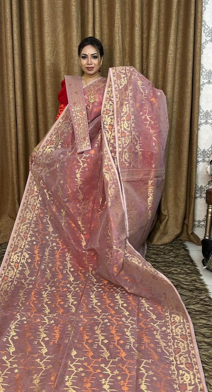 Exclusive premium quality   JAMDANI.  . dhakai jamdani